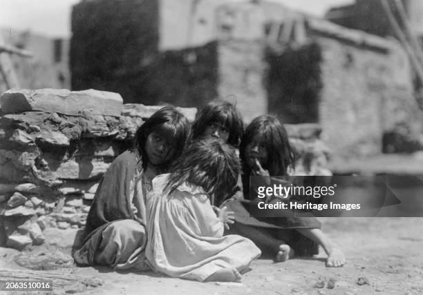 Hopi children, circa 1905. Creator: Edward Sheriff Curtis.