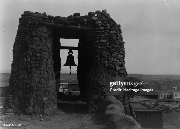 Acoma belfry, circa 1905. Creator: Edward Sheriff Curtis.