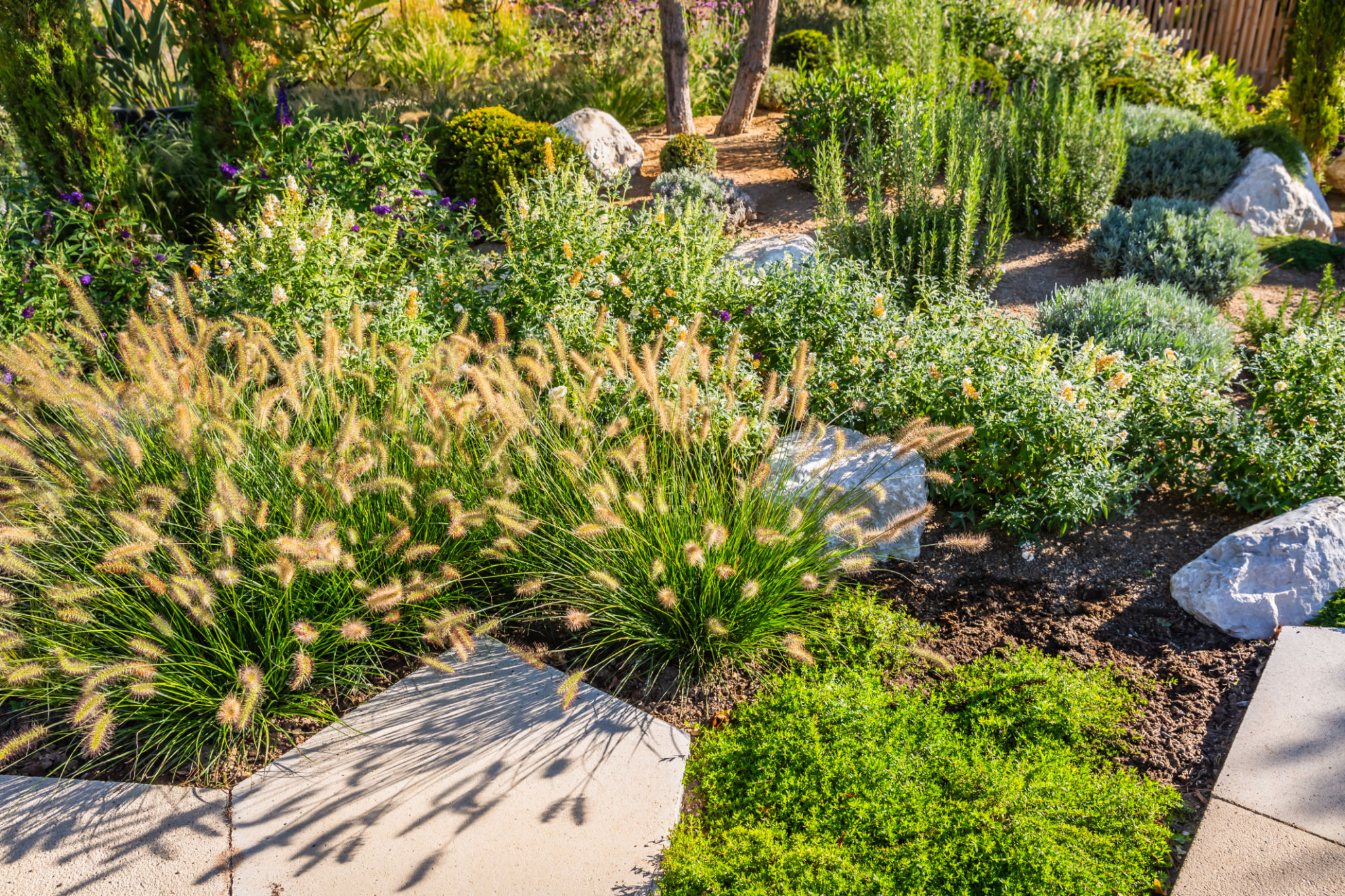 natural materials garden