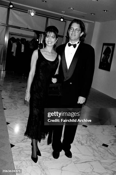 Actress Sela Ward and Howard Sherman attend a party for Calvin Klein at Saks Fifth Avenue in Beverly Hills, CA, on September 19, 1995.