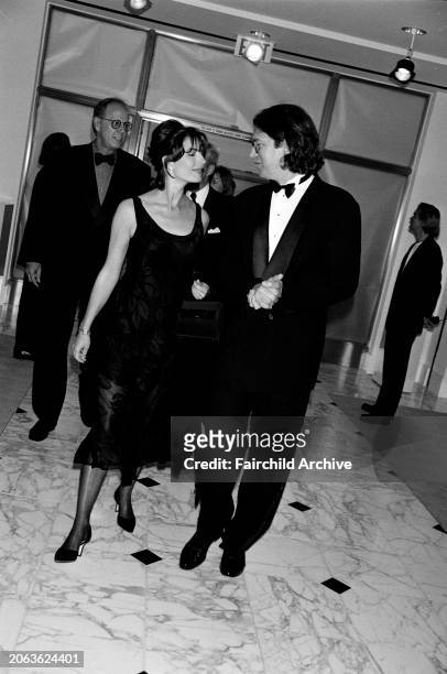 Actress Sela Ward and Howard Sherman attend a party for Calvin Klein at Saks Fifth Avenue in Beverly Hills, CA, on September 19, 1995.