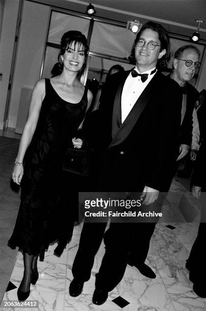 Actress Sela Ward and Howard Sherman attend a party for Calvin Klein at Saks Fifth Avenue in Beverly Hills, CA, on September 19, 1995.