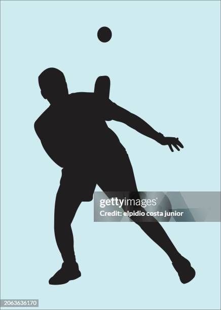 playing pickleball - pickleball stock illustrations