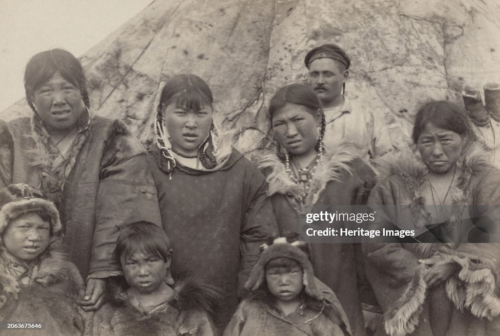Chukehi Chukchi Women and Children, 1889. From a collection consisting of an ...