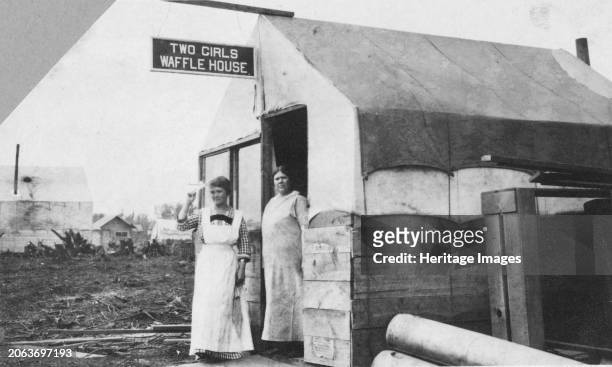 Two Girls Waffle House, between circa 1900 and 1916. Creator: Unknown.