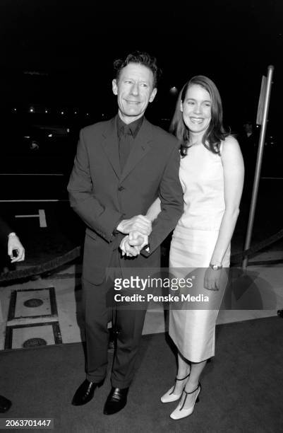 Lyle Lovett and April Kimble attend the local premiere of "Cookie's Fortune" at Cineplex Odeon Showcase Cinemas in Los Angeles, California, on March...