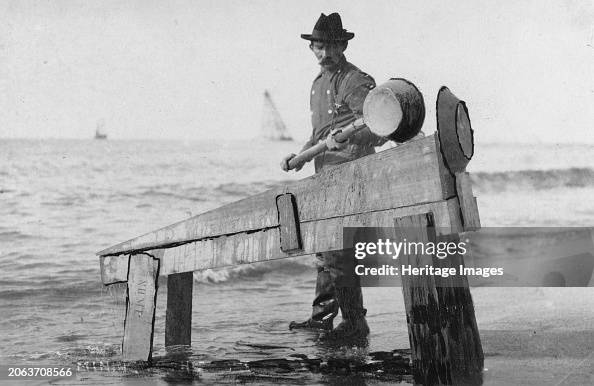 Miner Washing Gold