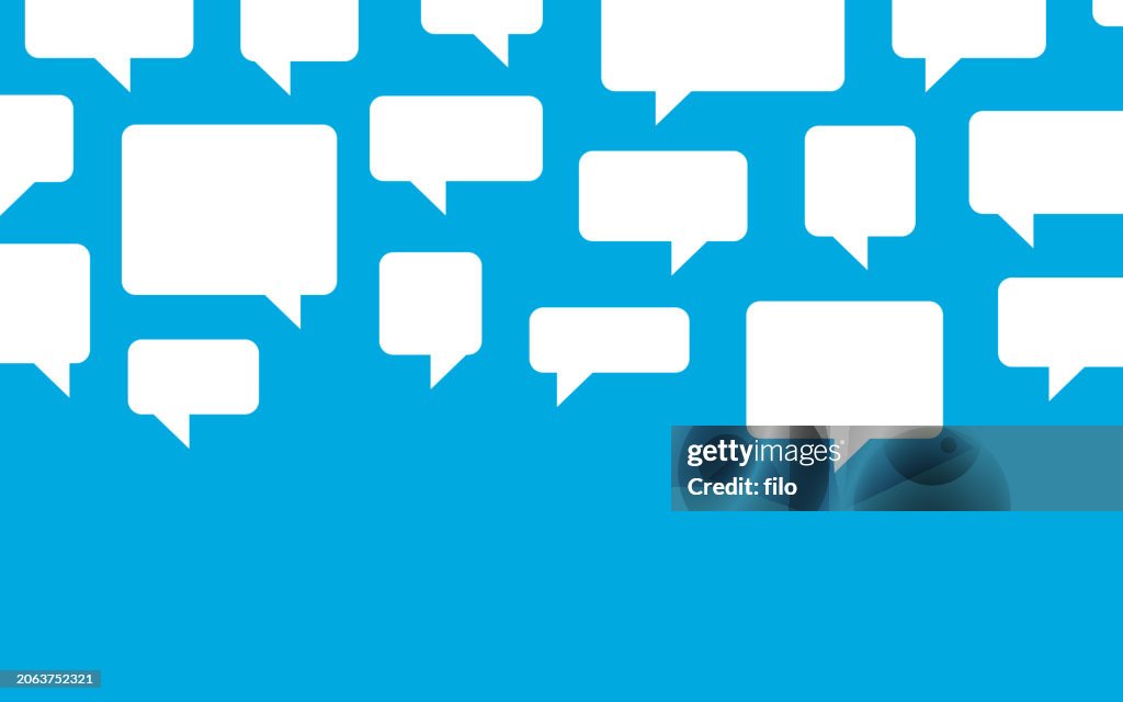 Speech Bubble Talking Conversation Chatting Teamwork Background High ...
