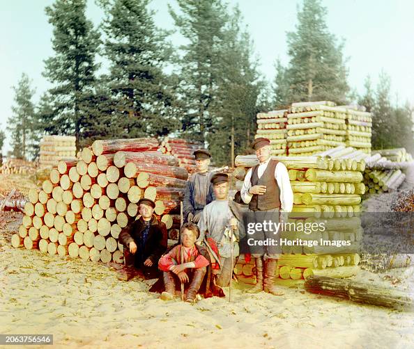 Woodcutters On The Svir River [Russian Empire]