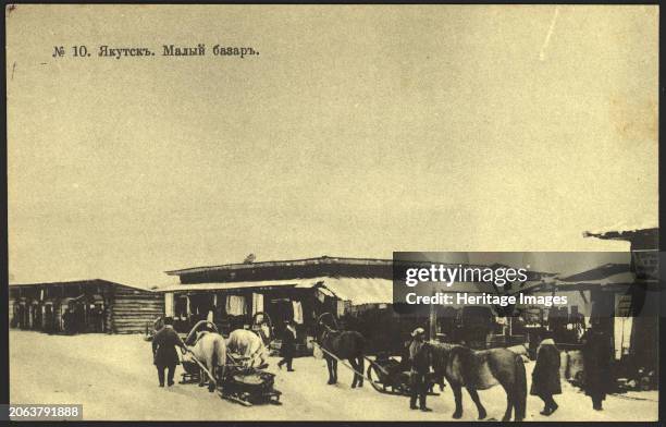 Small Market, 1904-1917. National Library of Russia. Creator: Unknown.