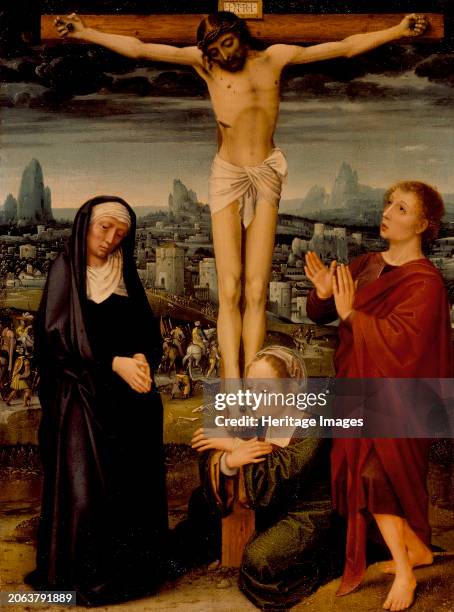 The Crucifixion, circa 1525. Creator: Adriaen Isenbrandt.