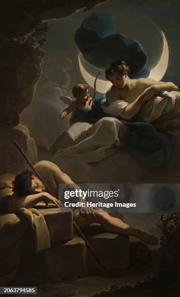 Selene and Endymion, circa 1770. Creator: Ubaldo Gandolfi.