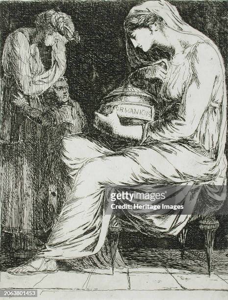 Aggripina with the Ashes of Germanicus, circa 1775. Creator: Alexander Runciman.