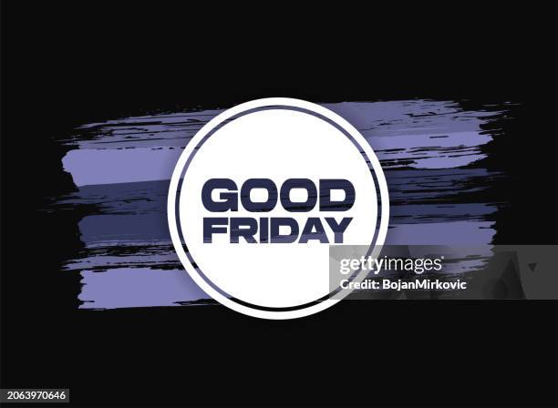 good friday watercolor card, background, poster. vector - holy week banner stock illustrations