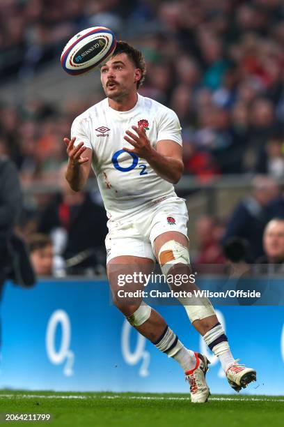 George Furbank of England during the Guinness Six Nations 2024 match between England and Ireland at Twickenham Stadium on March 9, 2024 in London,...