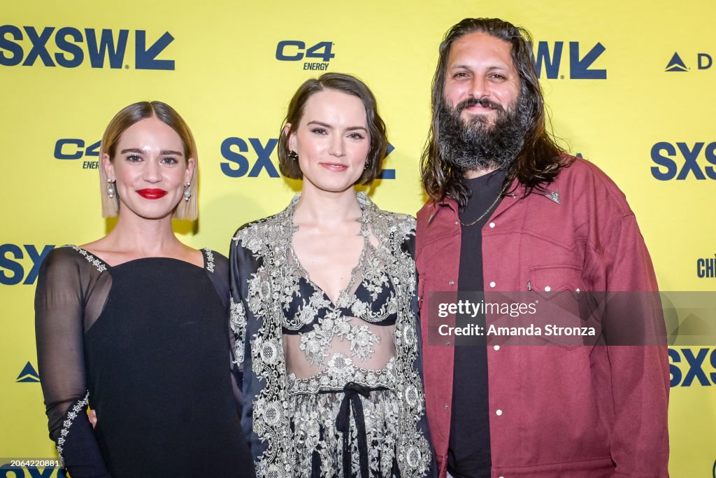 Matilda Ridley Matilda Lutz, Daisy Ridley and Shazad Latif at the