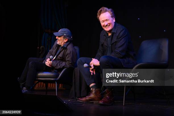 Robert Smigel and Conan O'Brien at "The Origins of Whatever You Call What We Did with Conan O'Brien and Robert Smigel" as part of SXSW 2024...