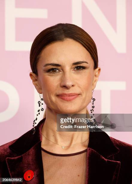 Livia Giuggioli Firth attends the 2024 Green Carpet Fashion Awards at 1 Hotel West Hollywood on March 06, 2024 in West Hollywood, California.