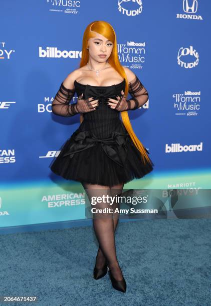 Ice Spice attends the 2024 Billboard Women In Music at YouTube Theater on March 06, 2024 in Inglewood, California.