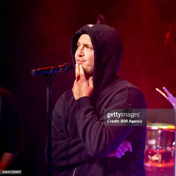 Snelle performs live during his club tour Twenty-eight at Poppodium NOBEL on 9 March, 2024 in Leiden, Netherlands.