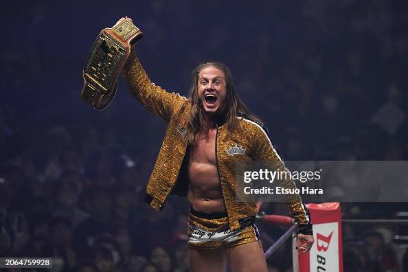 Tom Ridle Ring Matt Riddle enters the ring during the New Japan Pro-Wrestling at ...