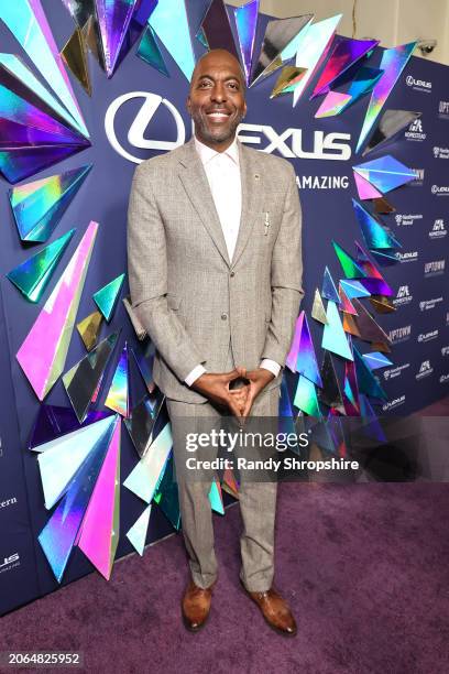 John Salley attends Lexus Uptown Honors Hollywood Celebrates Long-Standing, Black Cultural Innovators In Film And TV at Sunset Room Hollywood on...