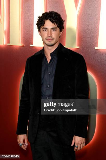 Gavin Leatherwood attends Vanities: A Night For Young Hollywood hosted by Vanity Fair and Instagram at Bar Marmont on March 06, 2024 in Los Angeles,...