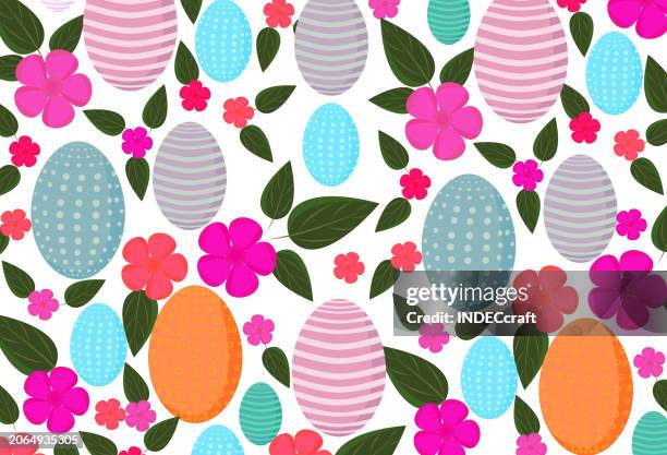 happy easter background - easter candy stock illustrations