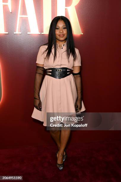 Dominique Fishback attends Vanities: A Night For Young Hollywood hosted by Vanity Fair and Instagram at Bar Marmont on March 06, 2024 in Los Angeles,...