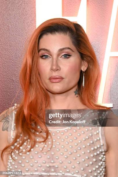 Trace Lysette attends Vanities: A Night For Young Hollywood hosted by Vanity Fair and Instagram at Bar Marmont on March 06, 2024 in Los Angeles,...