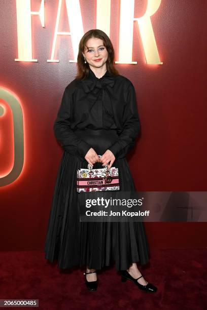 Thomasin McKenzie attends Vanities: A Night For Young Hollywood hosted by Vanity Fair and Instagram at Bar Marmont on March 06, 2024 in Los Angeles,...