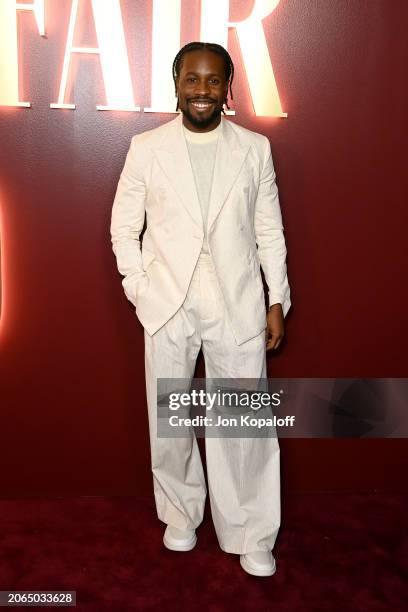 Shameik Moore attends Vanities: A Night For Young Hollywood hosted by Vanity Fair and Instagram at Bar Marmont on March 06, 2024 in Los Angeles,...