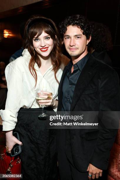 Sophie Thatcher and Gavin Leatherwood attend as Vanity Fair and Instagram Celebrate Vanities: A Night for Young Hollywood at Bar Marmont on March 06,...