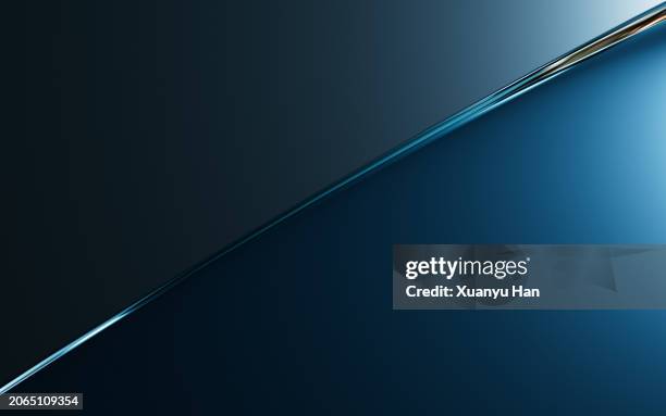 3d rendering abstract blue graphic background - slanted stock pictures, royalty-free photos & images