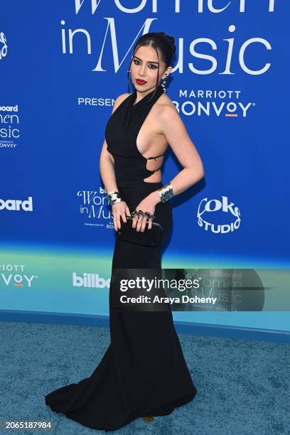 Amanda Diaz attends the 2024 Billboard Women in Music at YouTube Theater on March 06, 2024 in Inglewood, California.