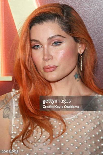 Trace Lysette attends Vanities: A Night For Young Hollywood hosted by Vanity Fair and Instagram at Bar Marmont on March 06, 2024 in Los Angeles,...