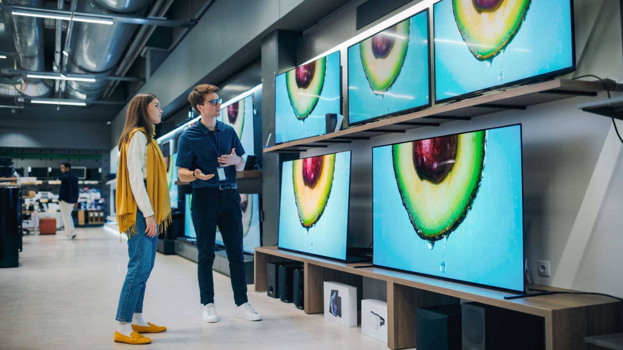 custom vs store entertainment center