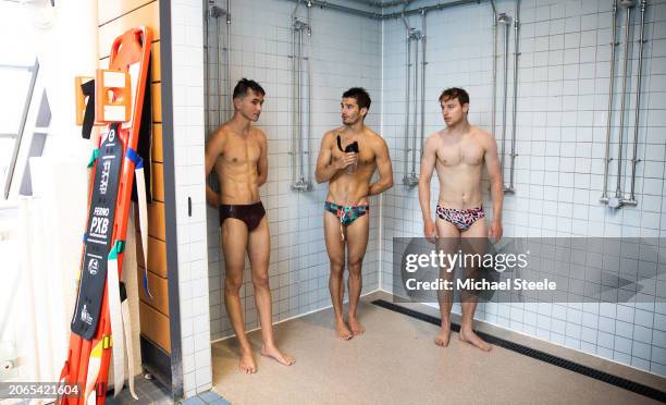 Triathlete, Alex Yee following a swimming training session on April 20, 2023 at Loughborough University in Loughborough ,England. Great Britain's...