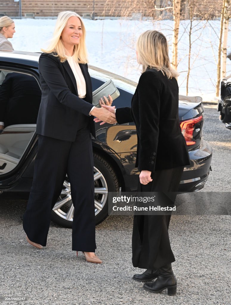Norwegian Royals Meet Organisations Working To End Violence Against Women