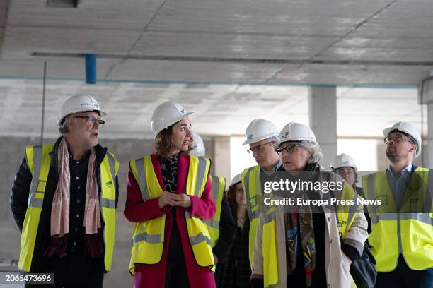 The Minister of Justice, Rights and Memory of the Generalitat, Gemma Ubasart , visits the construction site of the new open penitentiary center of...