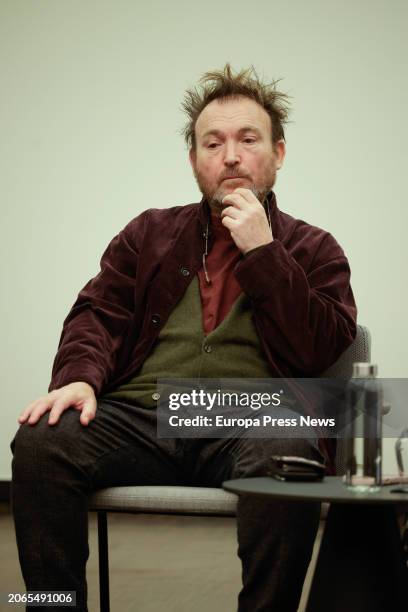 Artist Miquel Barcelo during the presentation of his exhibition 'Barcelo. Ceramiques: Tots som Grecs', at La Pedrera, on March 7 in Barcelona,...