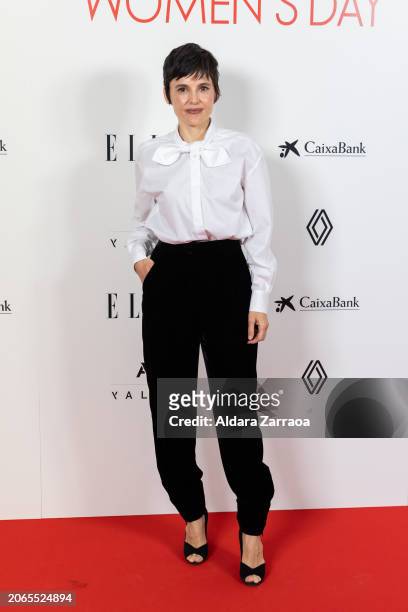 Elena Anaya attends the ELLE Women's Day 2024 at El Beatriz Madrid on March 07, 2024 in Madrid, Spain.