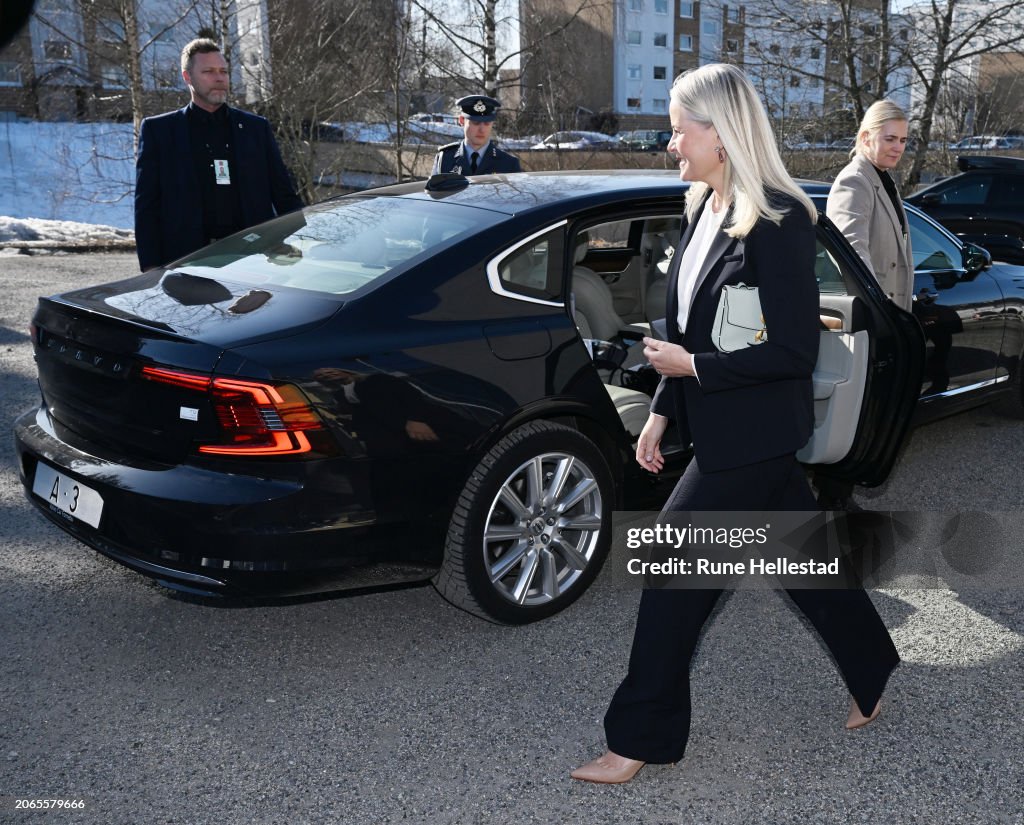 Norwegian Royals Meet Organisations Working To End Violence Against Women
