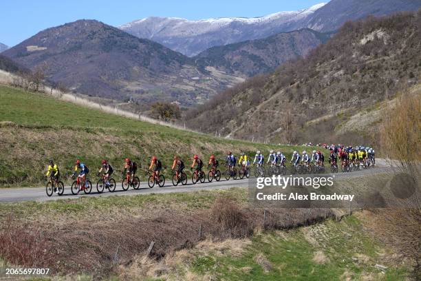 Koen Bouwman of The Netherlands and Team Visma | Lease a Bike, Tim Declercq of Belgium and Team Lidl - Trek, Egan Bernal of Colombia and Team INEOS...