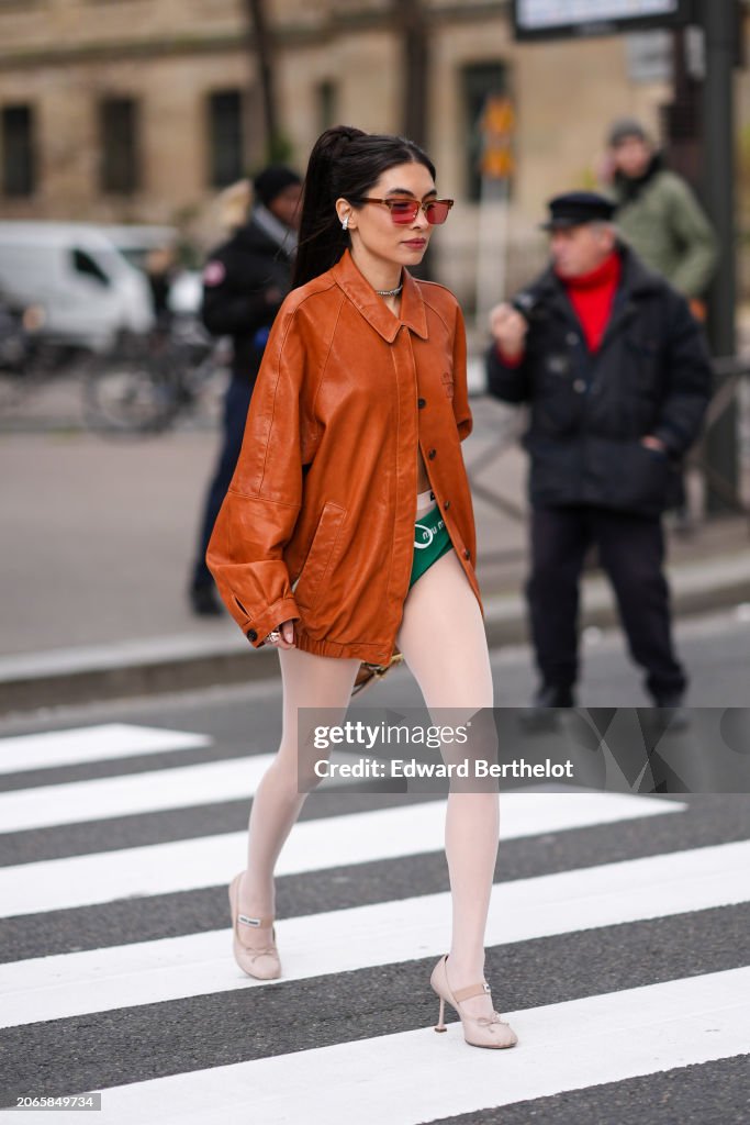 Street Style - Paris Fashion Week - Womenswear Fall/Winter 2024/2025 - Day Nine