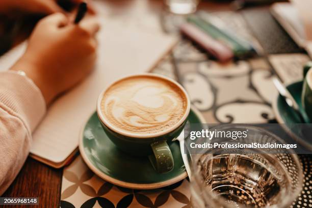 a moment of tranquility with every sip - mocha stock pictures, royalty-free photos & images