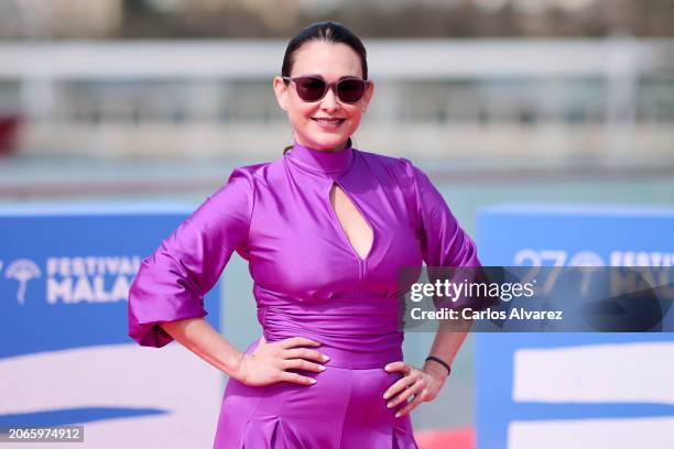 Lali González attends the 'Descansar en Paz' photocall during the Malaga Film Festival 2024 at the Muelle 1 on March 07, 2024 in Malaga, Spain.