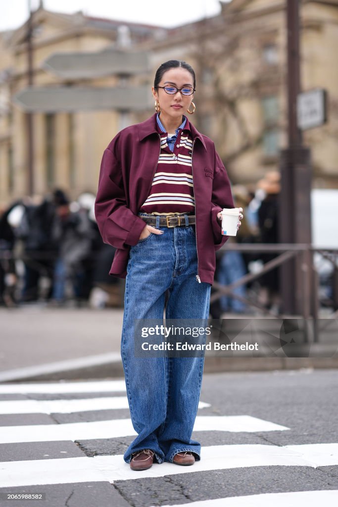 Street Style - Paris Fashion Week - Womenswear Fall/Winter 2024/2025 - Day Nine
