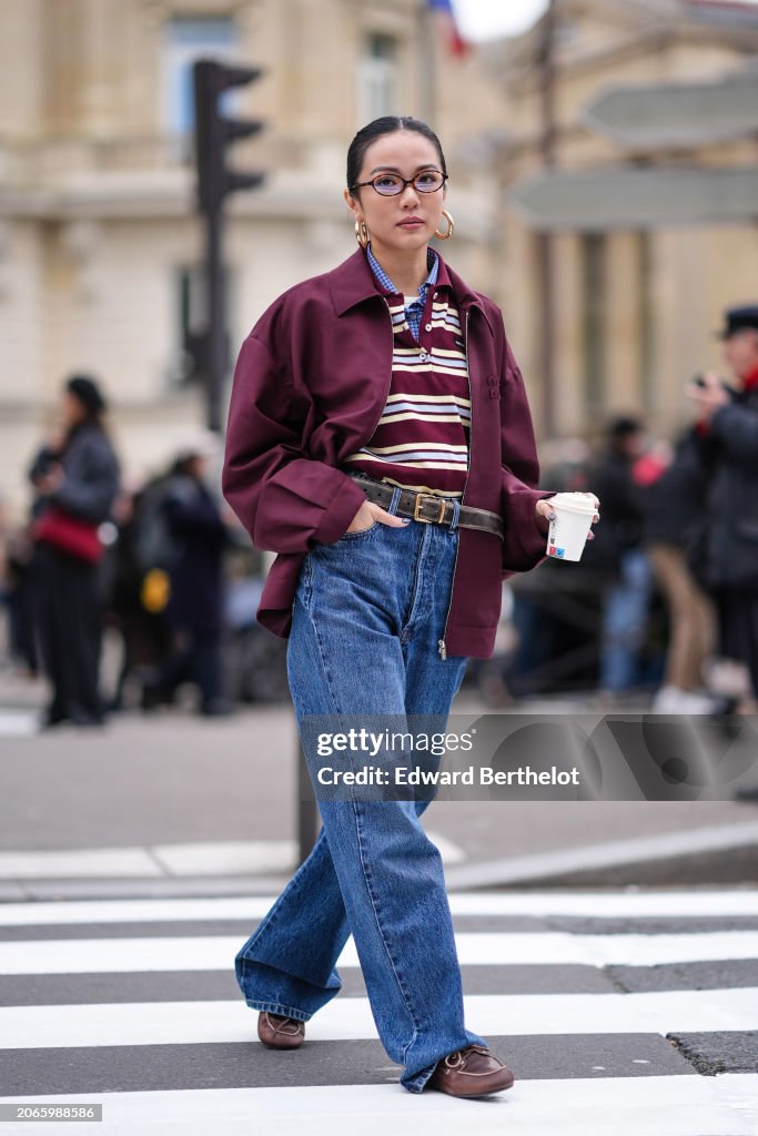Street Style - Paris Fashion Week - Womenswear Fall/Winter 2024/2025 - Day Nine