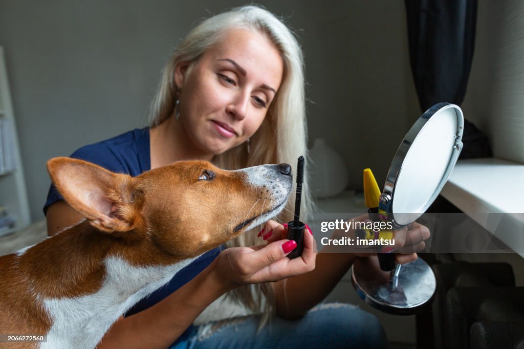Young blonde woman